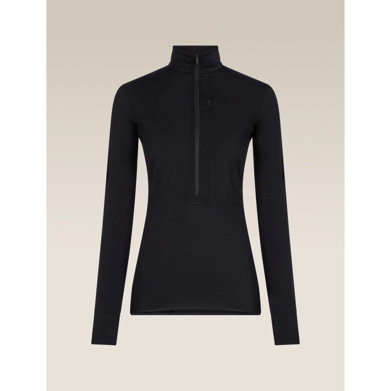 icebreaker Women Merino Blend 200 RealFleece™ Descender LS Half Zip - Polaire en laine mérinos femme | Hardloop
