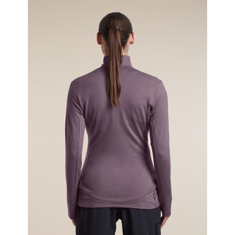 icebreaker 260 Quantum IV LS Zip - Merino Fleecevest - Dames | Hardloop