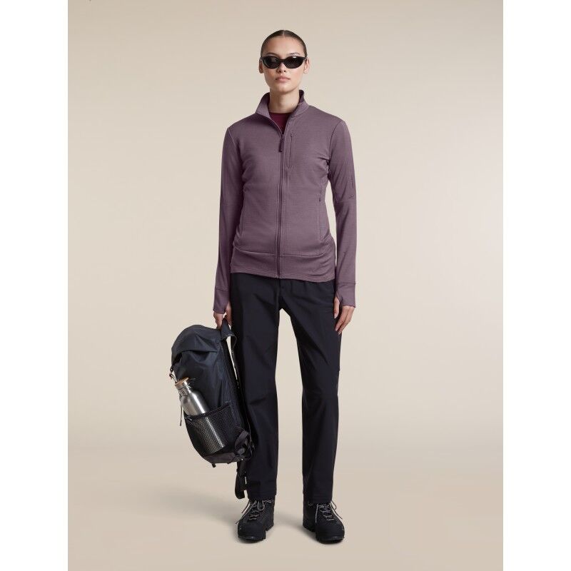 icebreaker 260 Quantum IV LS Zip - Merino Fleecejacke - Damen | Hardloop
