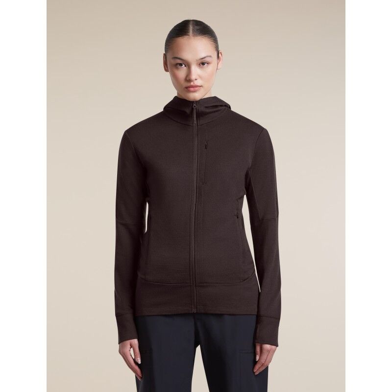 260 Quantum IV LS Zip Hoodie - Merino Fleece jacket - Women's