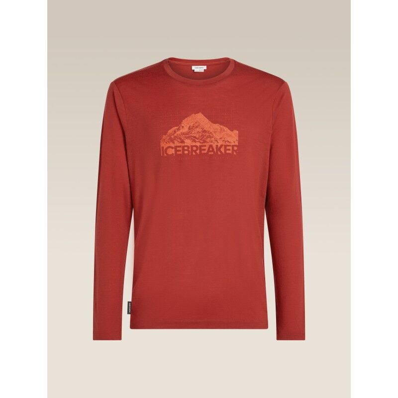 icebreaker Men Merino 150 Tech Lite LS Tee Aoraki Explorer - Pánské triko | Hardloop