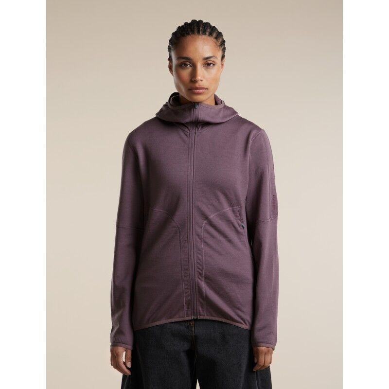560 RealFleece Elemental II LS Zip Hoodie - Merino Fleecejacke - Damen