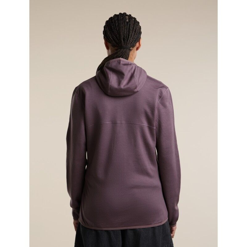 icebreaker 560 RealFleece Elemental II LS Zip Hoodie - Polar z wełny Merino® damski | Hardloop