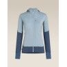 icebreaker Women Merino Blend 300 RealFleece™ Descender LS Zip Hoodie - Merino Fleecejacke - Damen | Hardloop