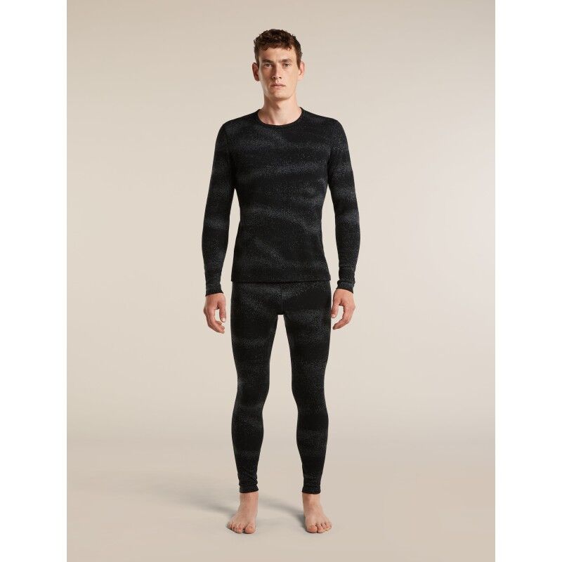 icebreaker Men Merino 260 Tech Vertex LS Crewe Chillwave - Maglia in lana merino - Uomo | Hardloop