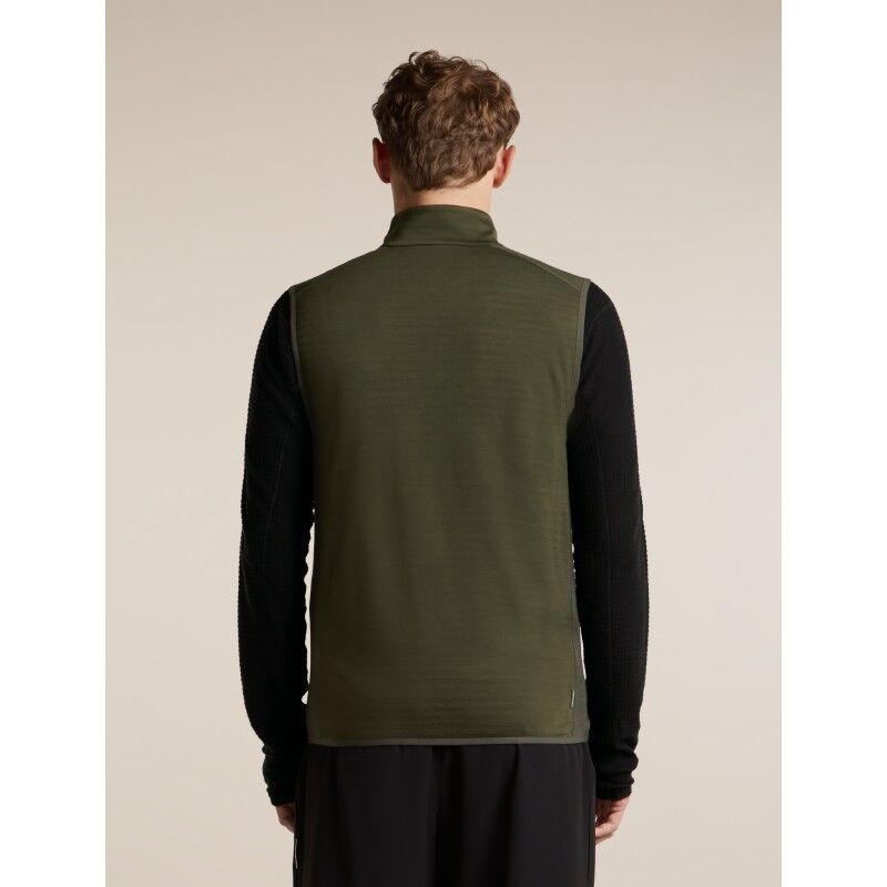 icebreaker Men Merino Blend 300 RealFleece™ Descender Vest - Polaire sans manches en laine mérinos homme | Hardloop