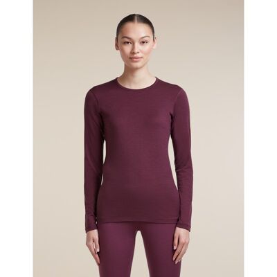 200 Oasis Long Sleeve Crewe - Bielizna z wełny Merino damska