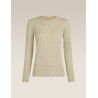 icebreaker Women Merino 260 Tech Vertex LS Crewe Alpine Geo - Merinovillapaidat - Naiset | Hardloop