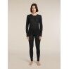 icebreaker Women Merino 175 Everyday LS Crewe and Leggings Set - Merino wool Thermal Tight - Women's | Hardloop