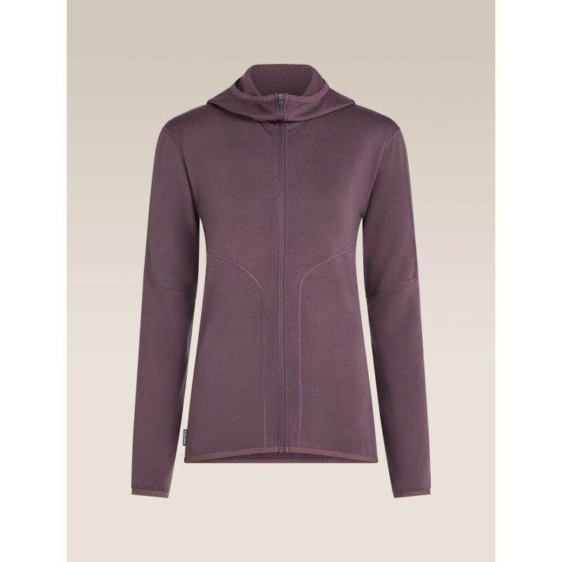 icebreaker 560 RealFleece Elemental II LS Zip Hoodie - Forro polar de lana merina - Mujer | Hardloop