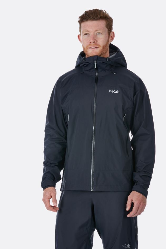 Rab Downpour Plus Jacket - Kurtka przeciwdeszczowa meska | Hardloop