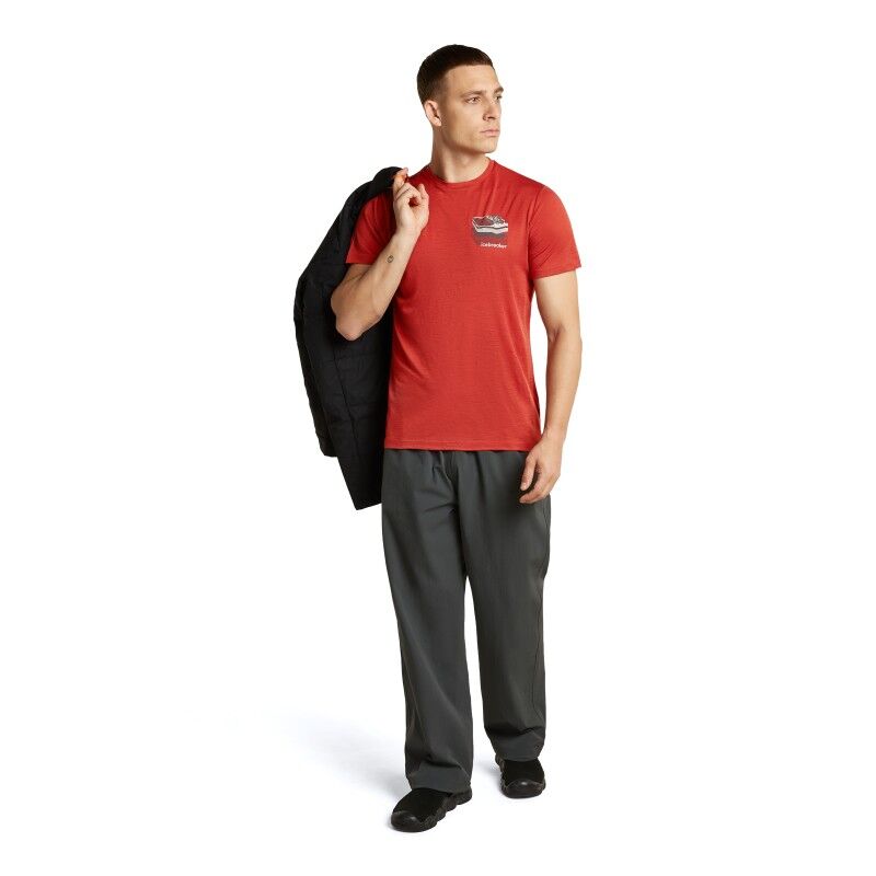 icebreaker Merinos 150 Tech Lite SS Tee Evolving Lay - Merino shirt - Men's | Hardloop