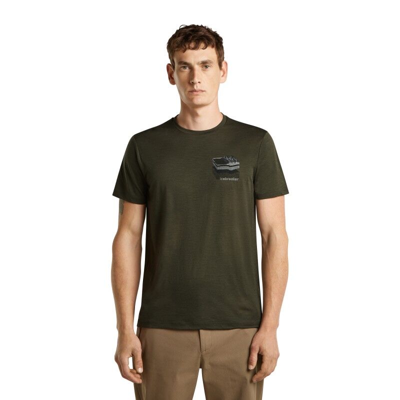 Merinos 150 Tech Lite SS Tee Evolving Lay - Merino shirt - Men's