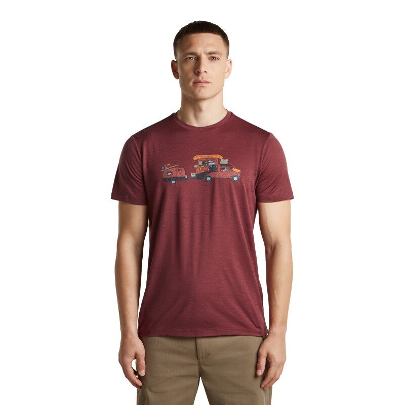 Merinos 150 Tech Lite SS Tee Transportage - Merinoshirt - Herren