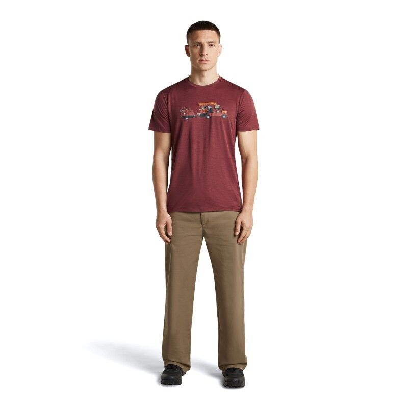 icebreaker Merinos 150 Tech Lite SS Tee Transportage - Merino shirt - Men's | Hardloop