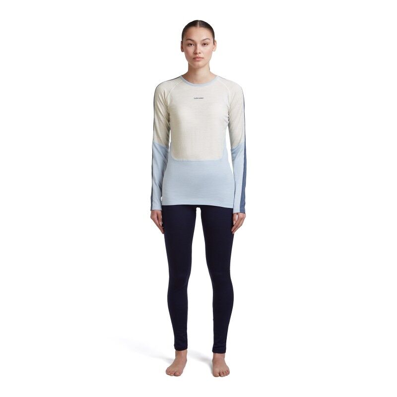 icebreaker Merino 200 Oasis+ LS Crewe - Maillot thermique laine mérinos femme | Hardloop