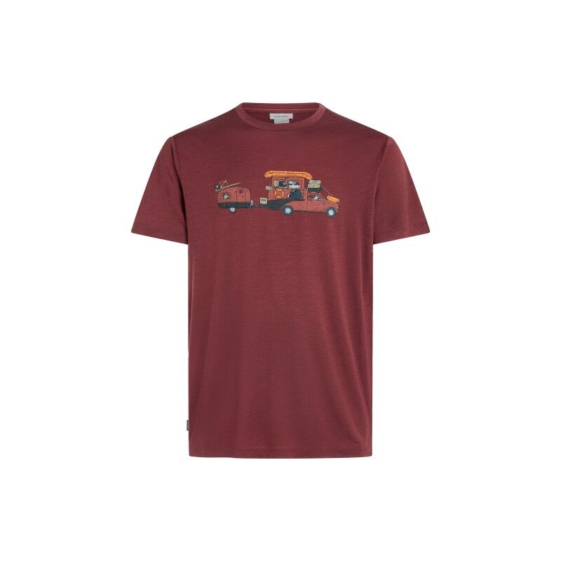 icebreaker Merinos 150 Tech Lite SS Tee Transportage - Merinoshirt - Heren | Hardloop