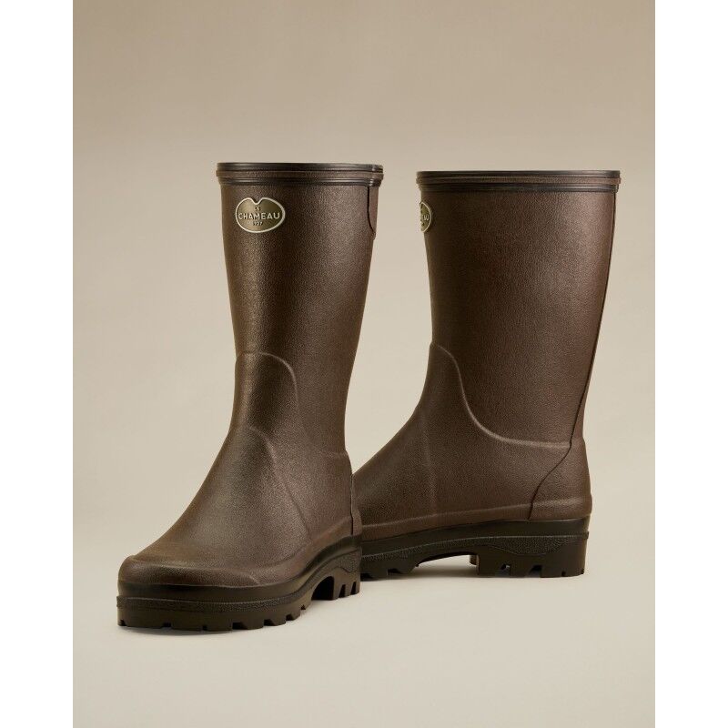 Le Chameau Giverny Jersey-Lined Ankle Boots - Bottes en caoutchouc femme | Hardloop