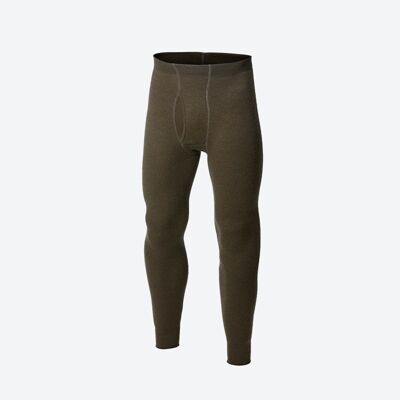 Long Johns with Fly 200 - Merino wool Thermal Tight - Men's