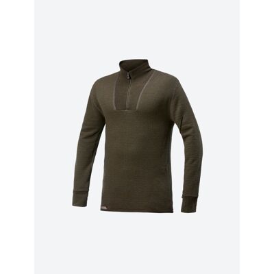Zip Turtleneck 400 - Swetry z wełny merynosa