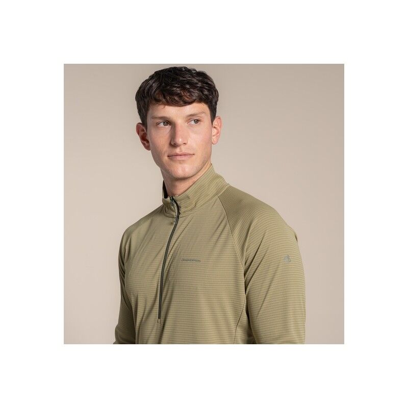 Craghoppers NosiLife SolarShield+ Half Zip Top - Meski UV Shirts | Hardloop
