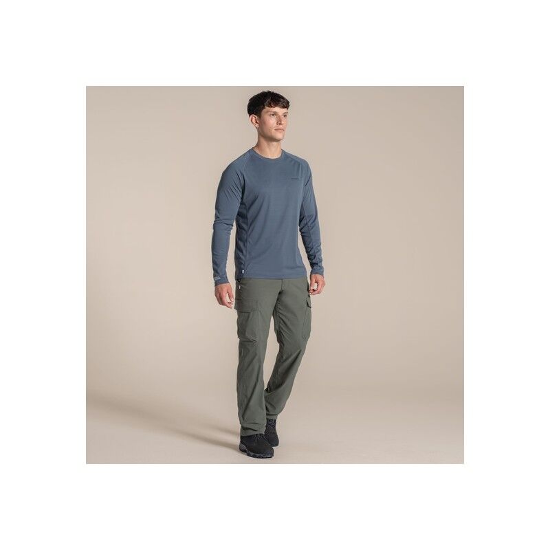Craghoppers NosiLife SolarShield+ Long Sleeved T-Shirt - Meski UV Shirts | Hardloop