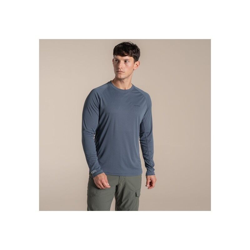 Craghoppers NosiLife SolarShield+ Long Sleeved T-Shirt - UV Protection T-shirt - Men's | Hardloop