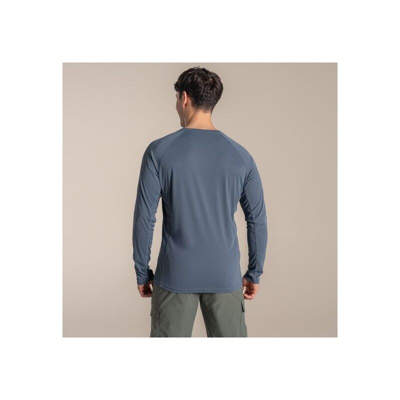 Craghoppers NosiLife SolarShield+ Long Sleeved T-Shirt - UV Protection T-shirt - Men's | Hardloop
