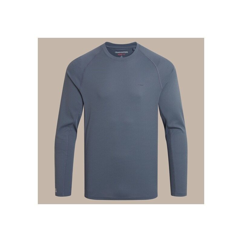Craghoppers NosiLife SolarShield+ Long Sleeved T-Shirt - Meski UV Shirts | Hardloop