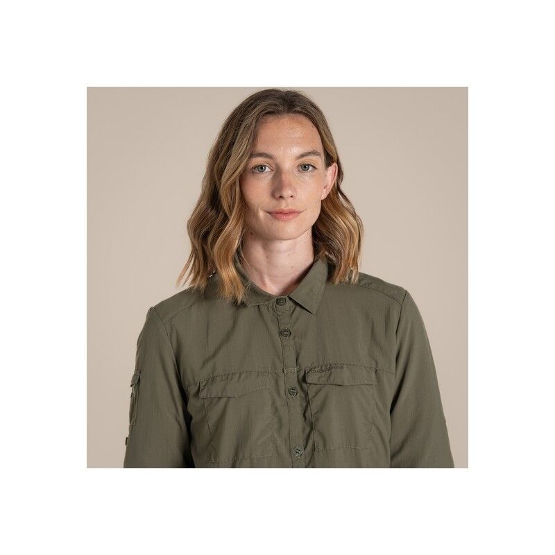 Craghoppers NosiLife Adventure Long Sleeved Shirt III - Hemd - Damen | Hardloop