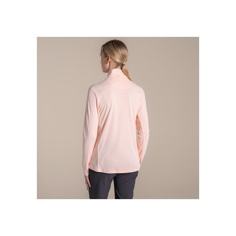 Craghoppers NosiLife SolarShield+ Half Zip Top - UV Shirts - Dam | Hardloop