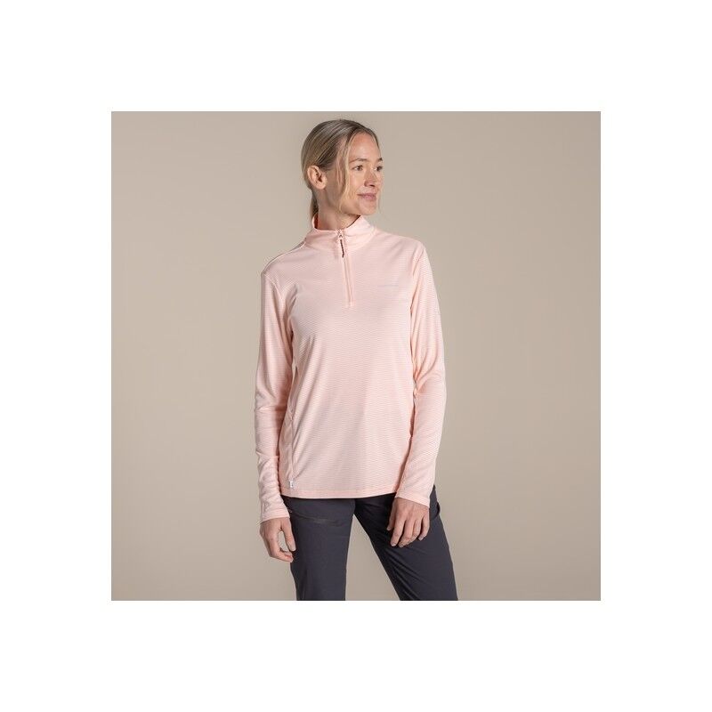 Craghoppers NosiLife SolarShield+ Half Zip Top - UV Shirts - Dames | Hardloop