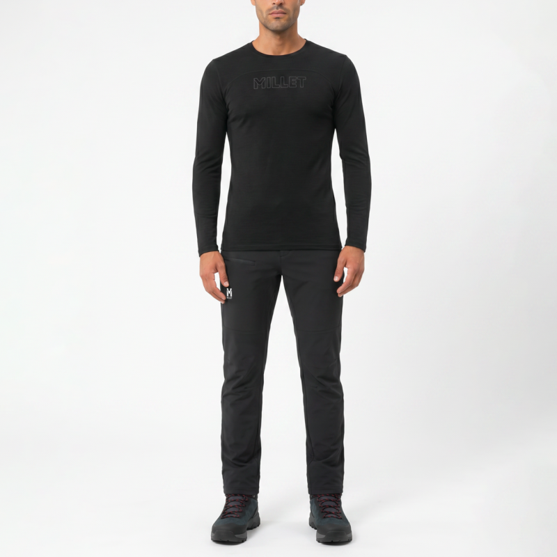 Millet Ubic Wool Ts Ls M - T-shirt homme | Hardloop