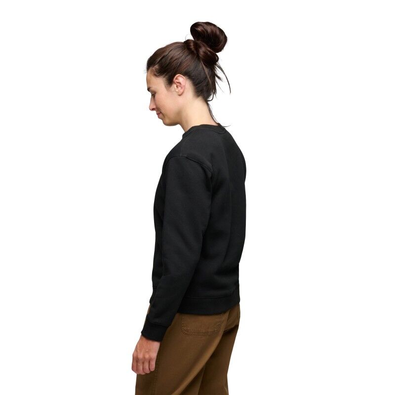 Black Diamond W Mini Stacked Crewneck - Dámská mikina | Hardloop