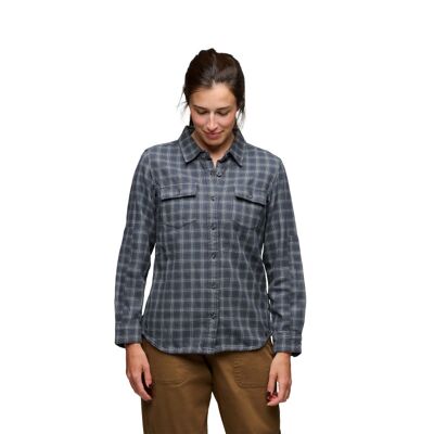 W Project Twill Ls Shirt - Hemd - Damen