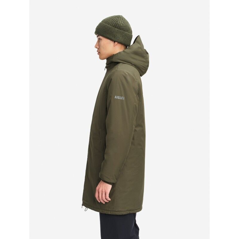 Aigle Rainpack 90+ matelassé doublé sherpa MTD Repreve - Waterproof jacket | Hardloop