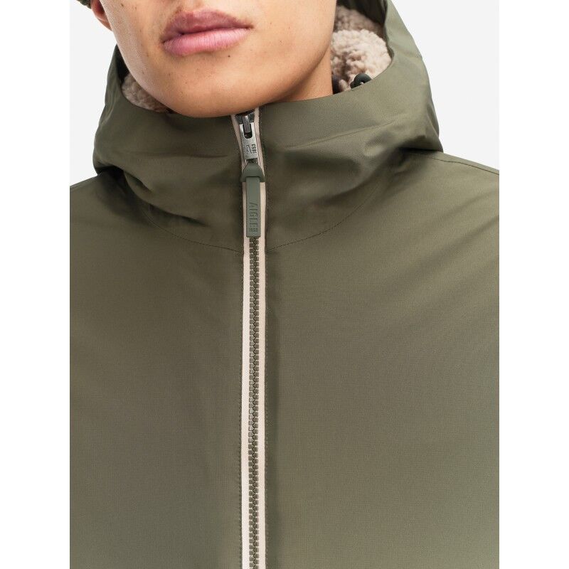 Aigle Rainpack 90+ matelassé doublé sherpa MTD Repreve - Waterproof jacket | Hardloop