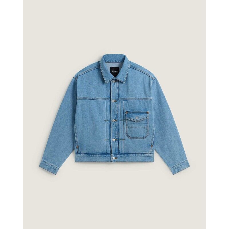 Vans Check 5 Denim Trucker Jacket - Jas - Heren | Hardloop
