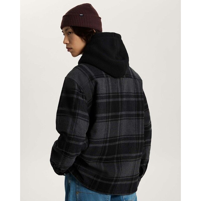 Vans Piedmont Hooded Plaid Shacket - Hoodie - Men's | Hardloop