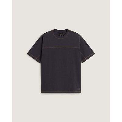 Contrast Stitch Loose Fit Ss Tee - Pánské triko
