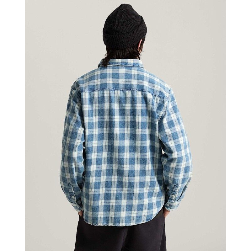 Vans Lawson Vintage Indigo Ls Shirt - Shirt - Men's | Hardloop