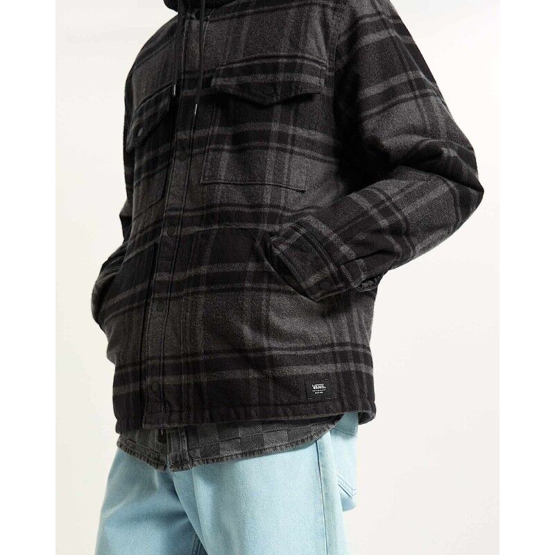 Vans Piedmont Hooded Plaid Shacket - Hoodie - Men's | Hardloop