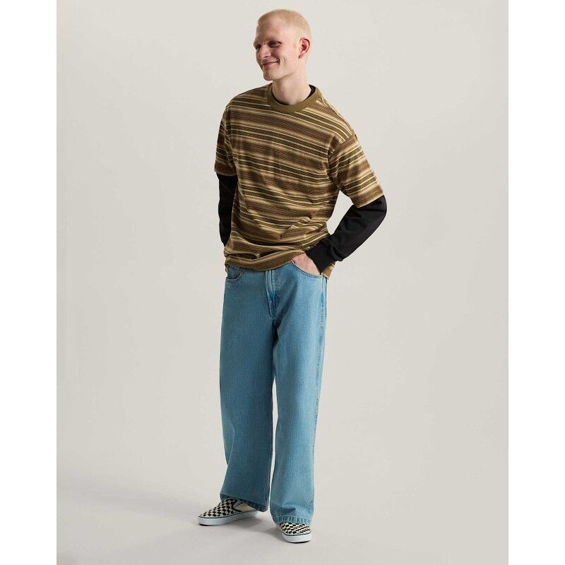 Vans Stripe Ringer Loose Ss Knit - T-shirt - Men's | Hardloop