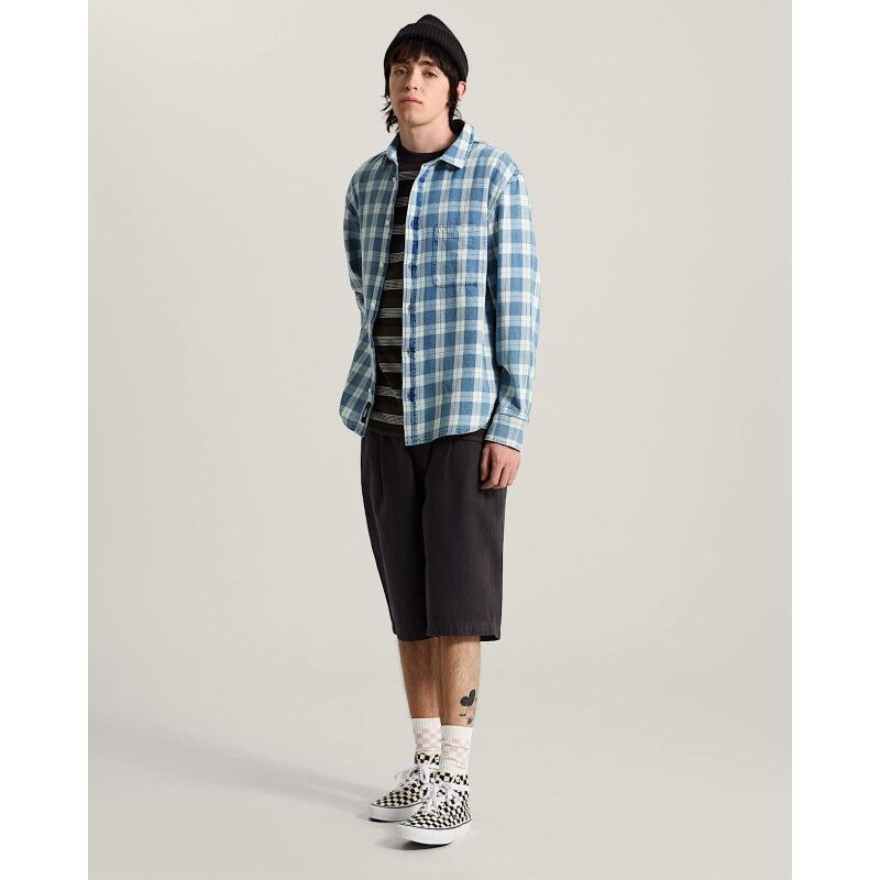 Vans Lawson Vintage Indigo Ls Shirt - Shirt - Men's | Hardloop