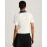 Vans Priscilla Polo Ss Top + Piping - T-Shirt - Damen | Hardloop