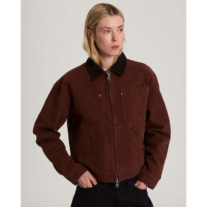 Nicola Cropped Chore Canvas Jacket - Chaqueta - Mujer