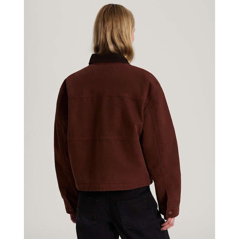 Vans Nicola Cropped Chore Canvas Jacket - Veste femme | Hardloop