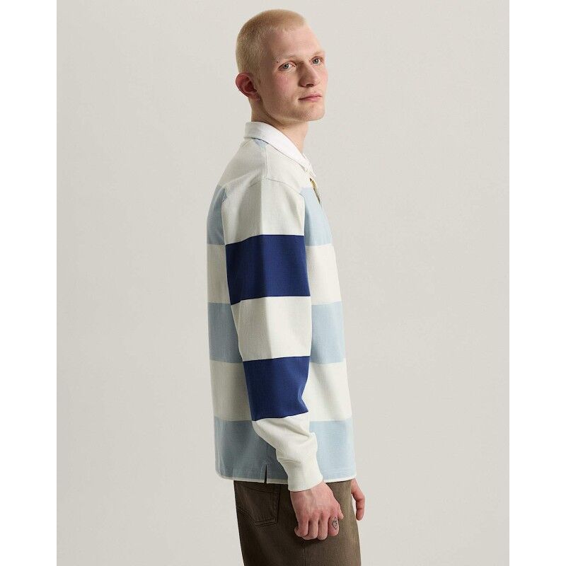 Vans 2-Tone Stripe Ward Rugby Ls - Polo-Shirt - Herren | Hardloop