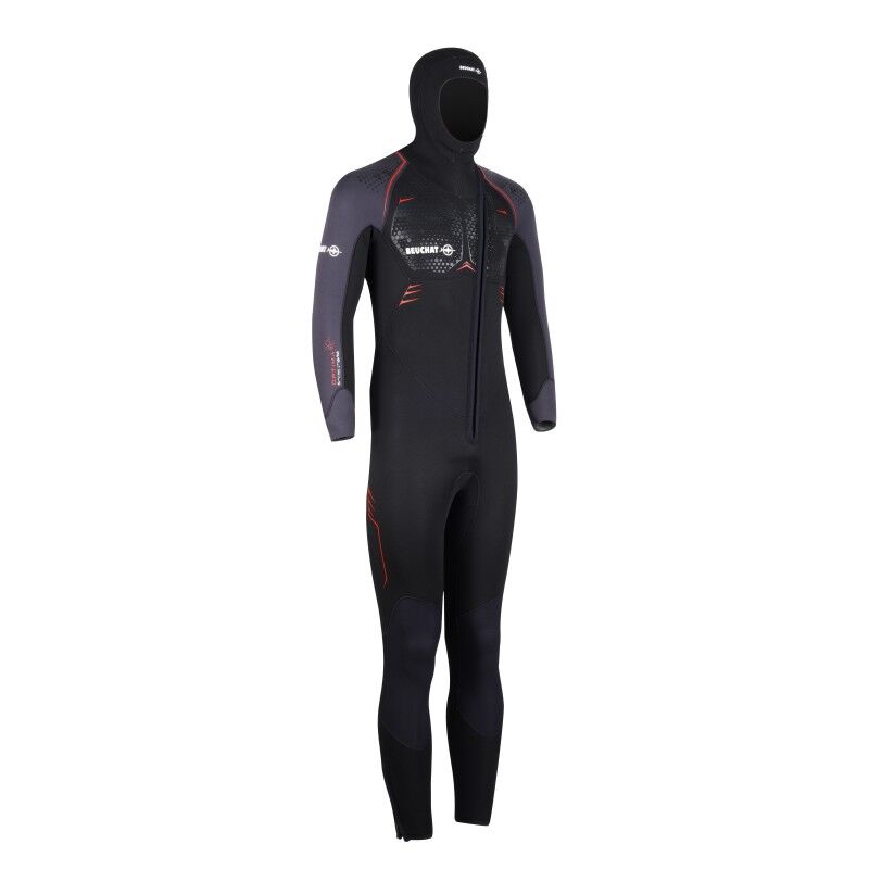 Beuchat Optima 2 - Monopièce Cagoule Attenante 7 Mm - Muta da sub - Uomo | Hardloop