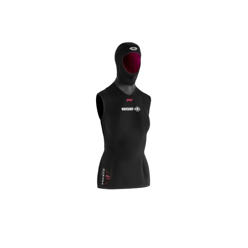 Beuchat Gilet Focea Femme Avec Cagoule Attenante 2,5 Mm - Kurtka neoprenowa | Hardloop